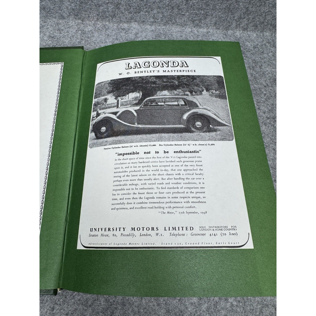 1977 Aston Martin and Lagonda Michael Frostick First Edition Dalton Watson HC
