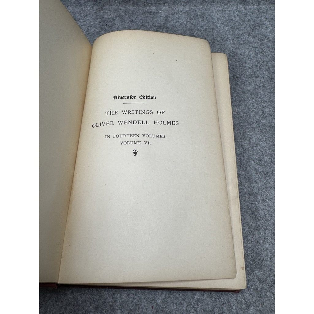 The Guardian Angel Oliver Wendell Holmes 1895 Riverside Edition Vol VI Hardcover