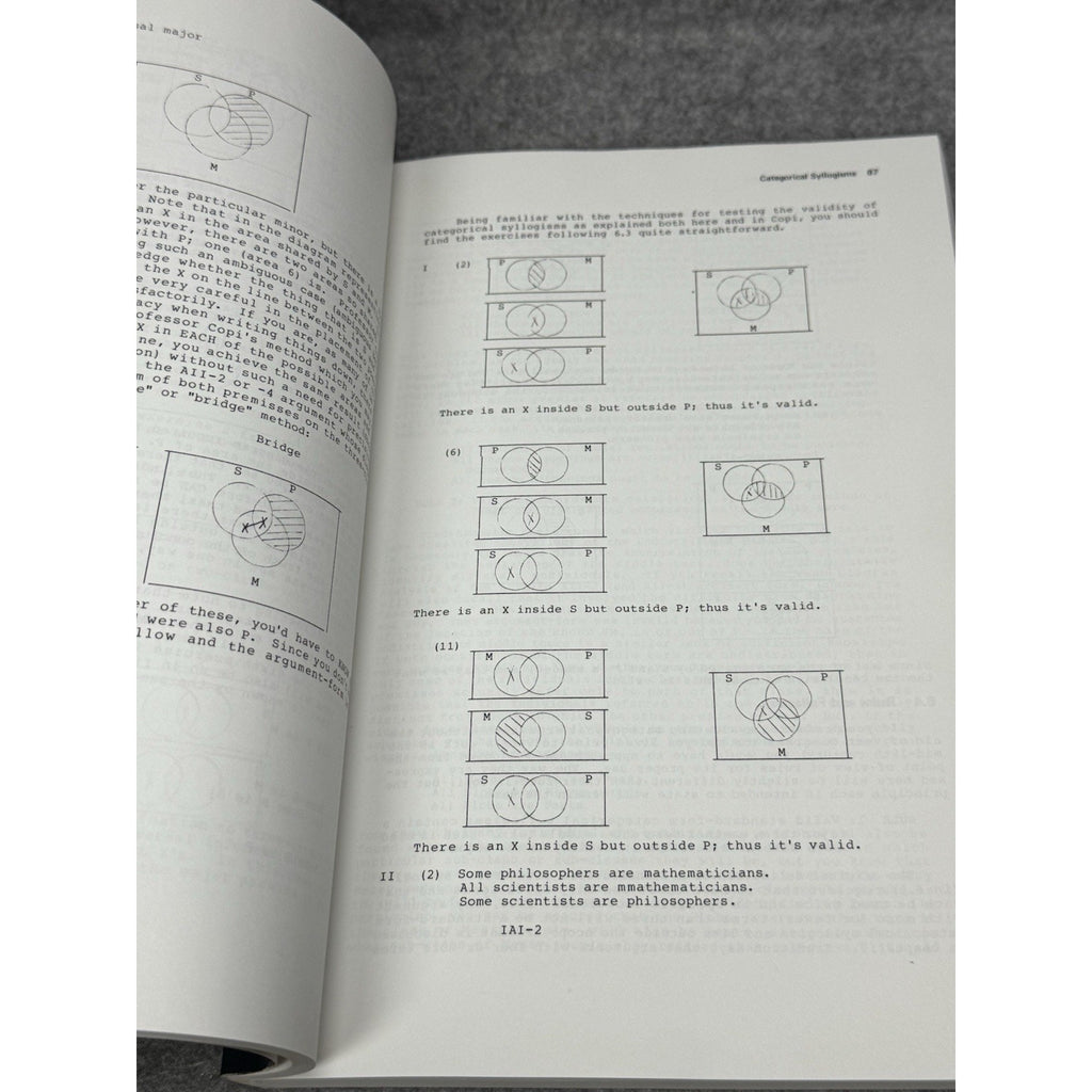 1986 Introduction to Logic Study Guide Copi 7th Edition Richard W Miller