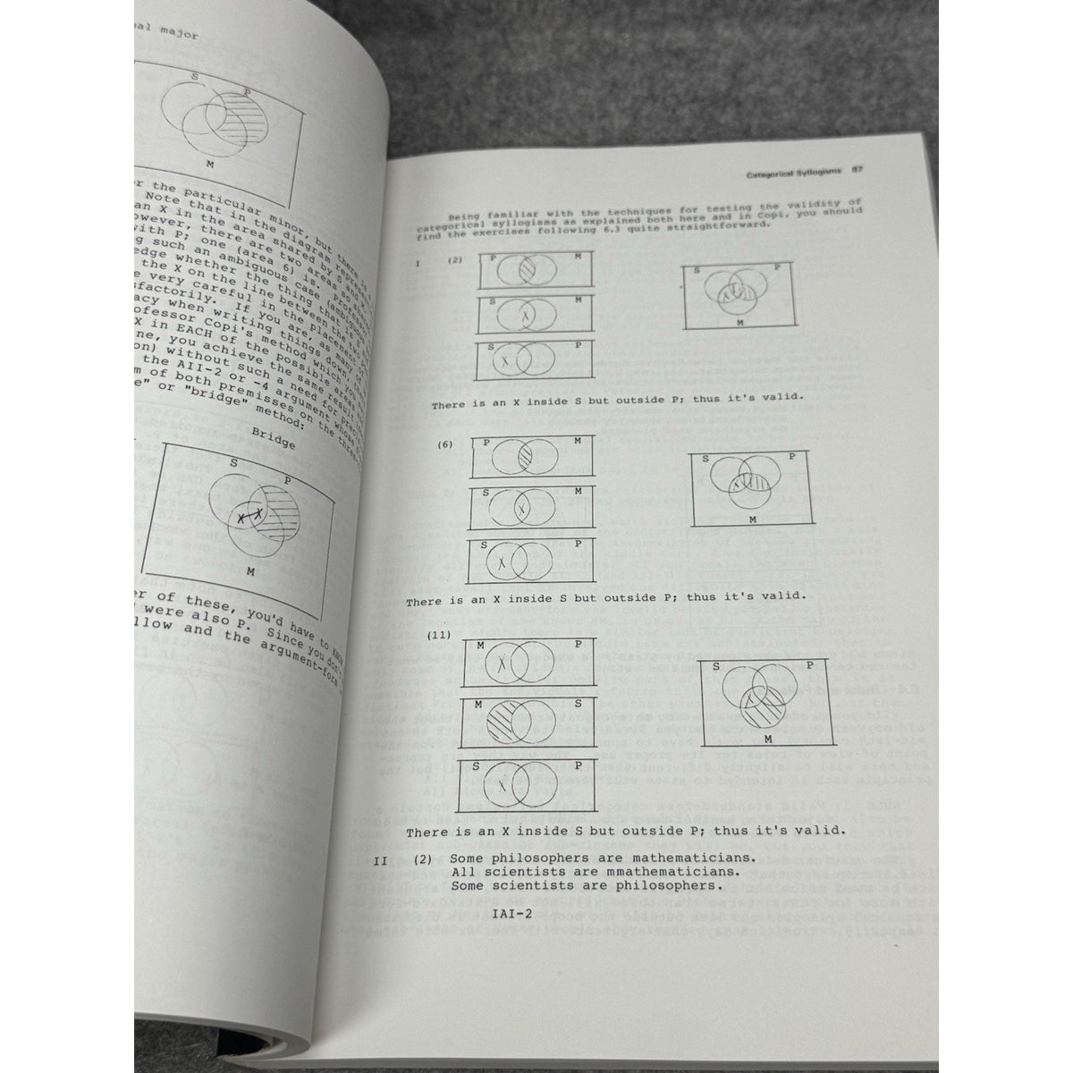 1986 Introduction to Logic Study Guide Copi 7th Edition Richard W Miller