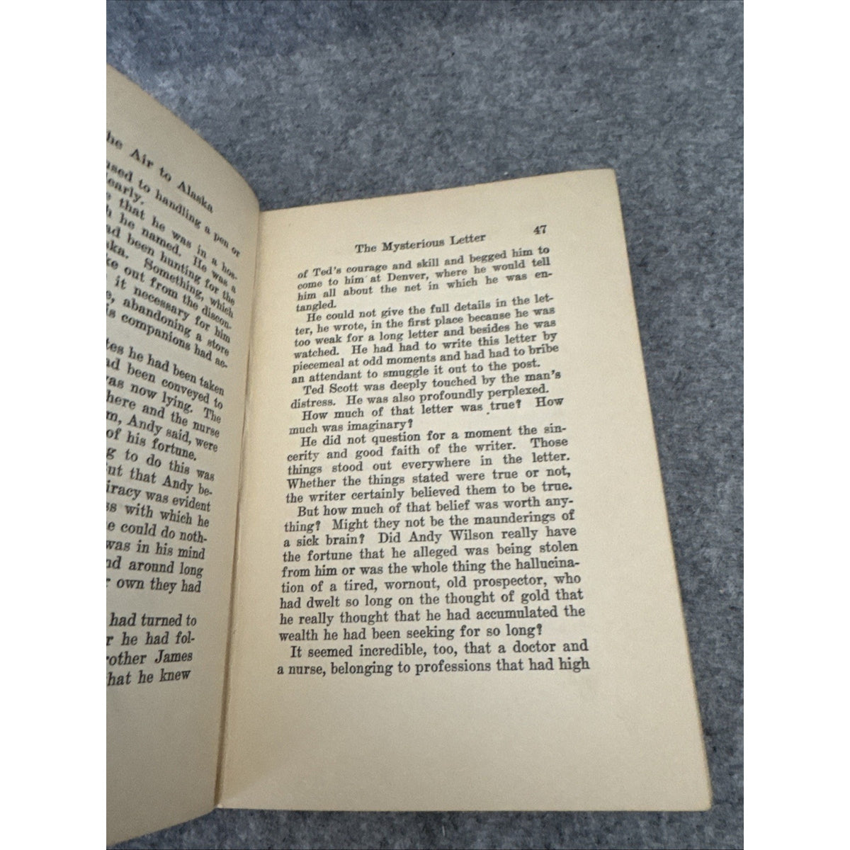 BOOK-DIXON, TED SCOTT FLYING STORIES, THROUGH THE AIR TO ALASKA, 1ST 1930