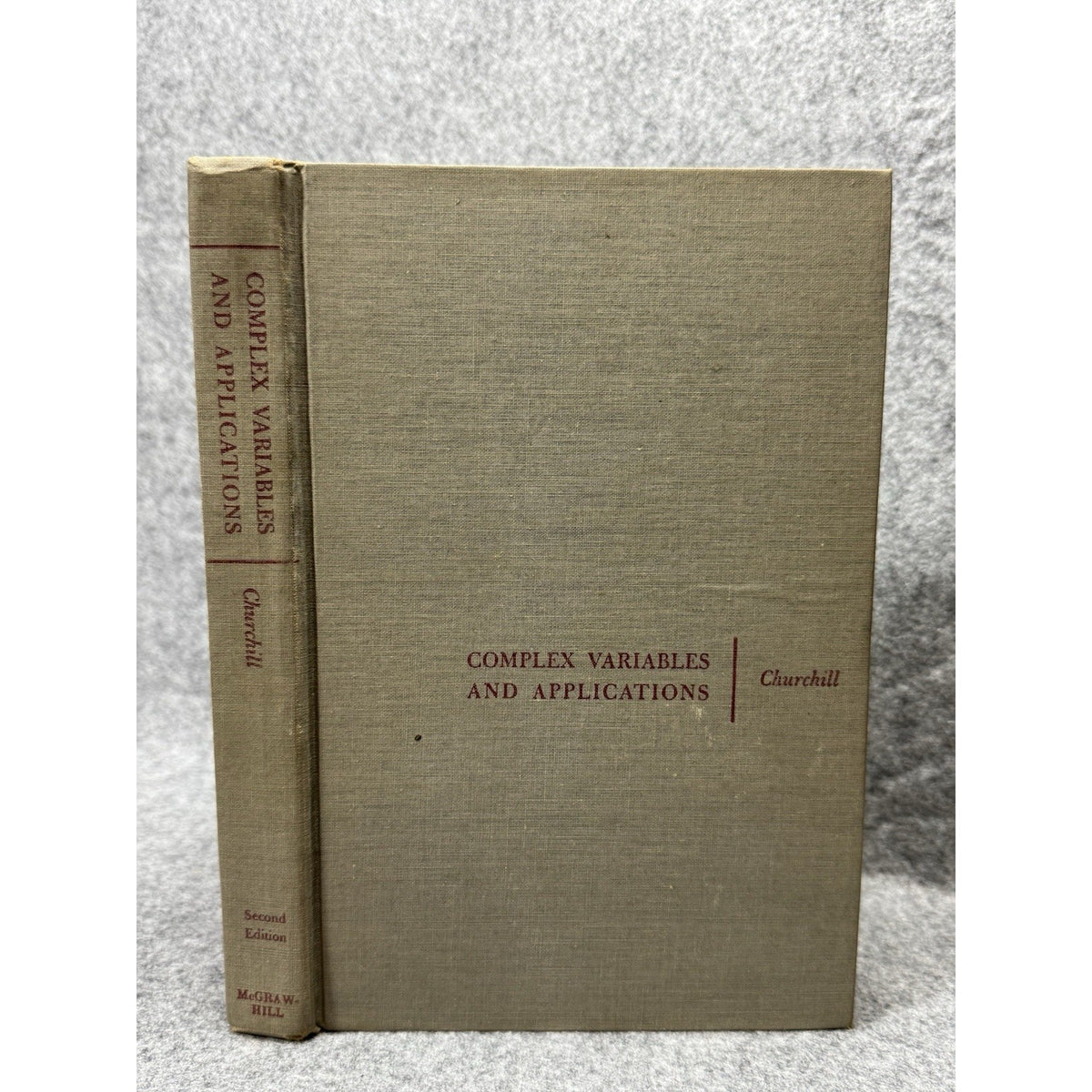 1960 Complex Variables and Applications 2nd Ed Ruel V Churchill HC McGraw-Hill