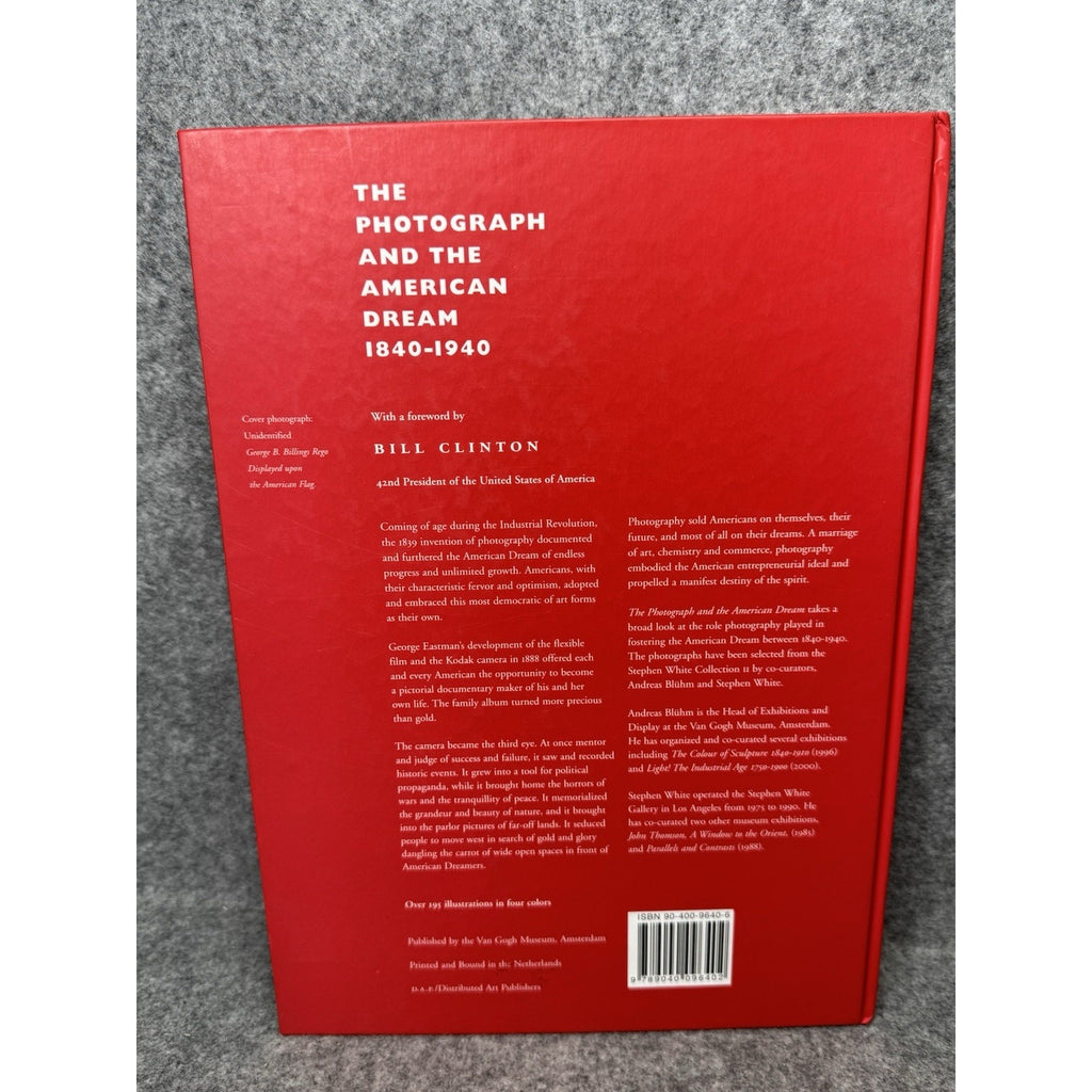 2001 The Photograph and the American Dream 1840-1940 Van Gogh Museum HC