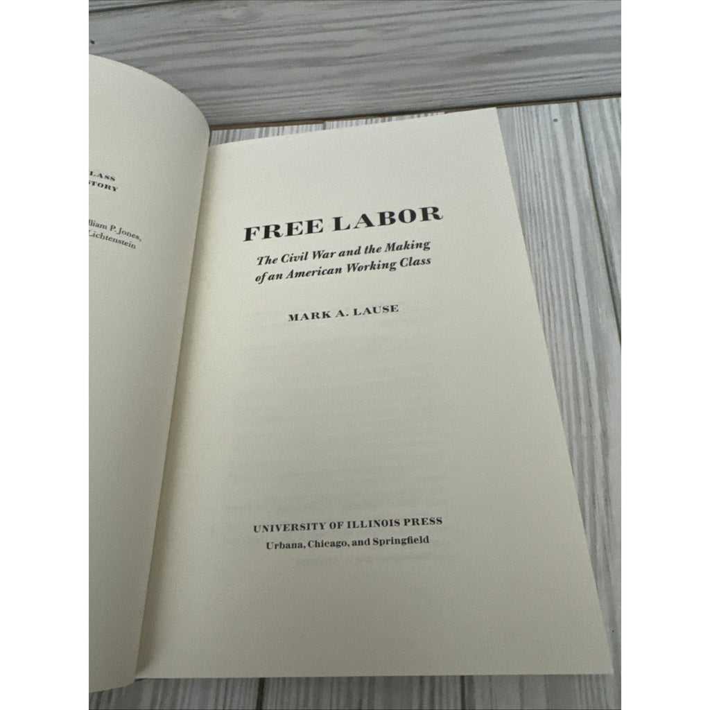 Free Labor – The Civil War and the Making of an American Working Class Lause