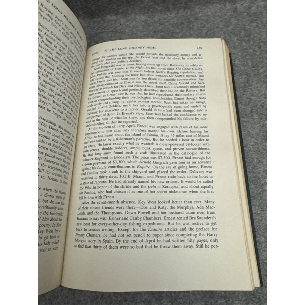 Ernest Hemingway: A Life Story Carlos Baker Hardcover 1969