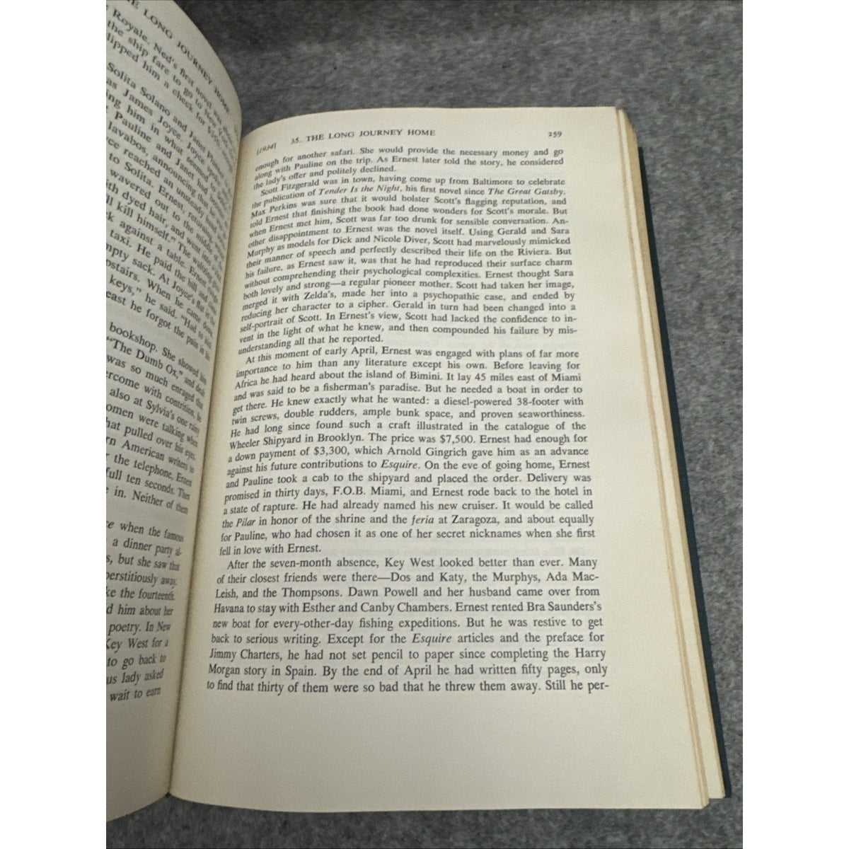 Ernest Hemingway: A Life Story Carlos Baker Hardcover 1969