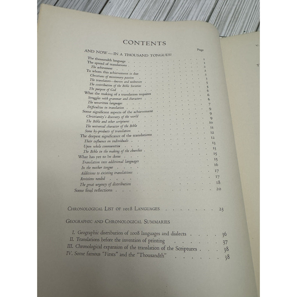 The Book of a Thousand Tongues 1938 Eric North Harper & Brothers 1st Ed