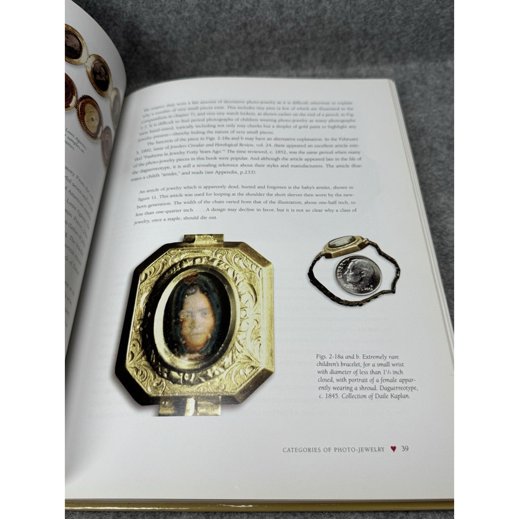Tokens of Affection and Regard 2005 Signed 1st Ed Antique Photographic Jewelry