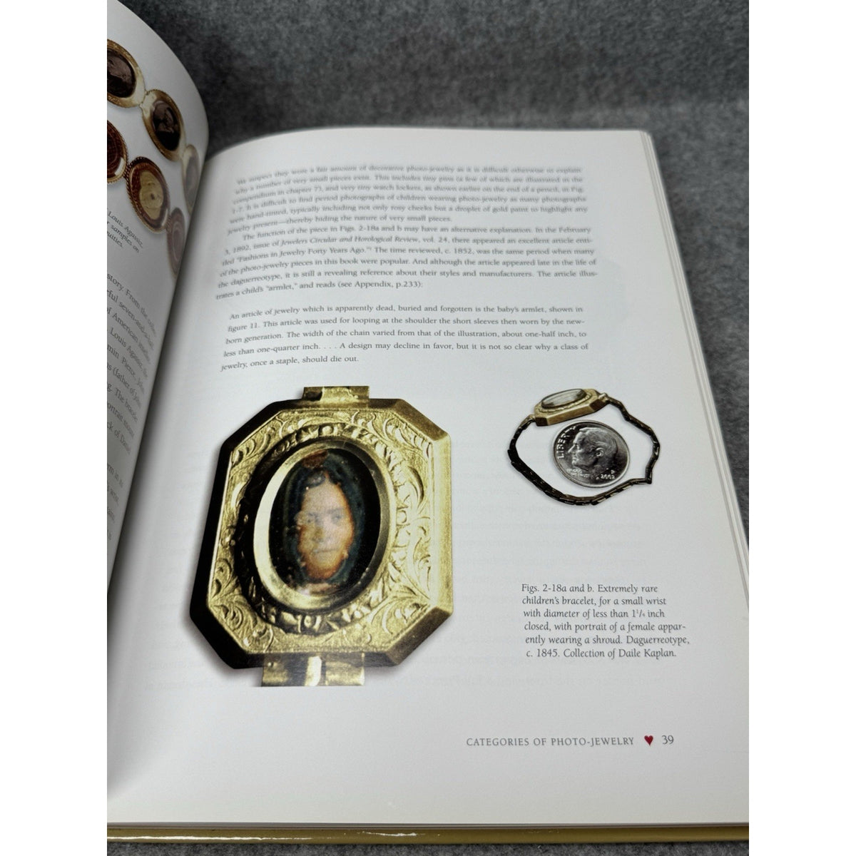 Tokens of Affection and Regard 2005 Signed 1st Ed Antique Photographic Jewelry
