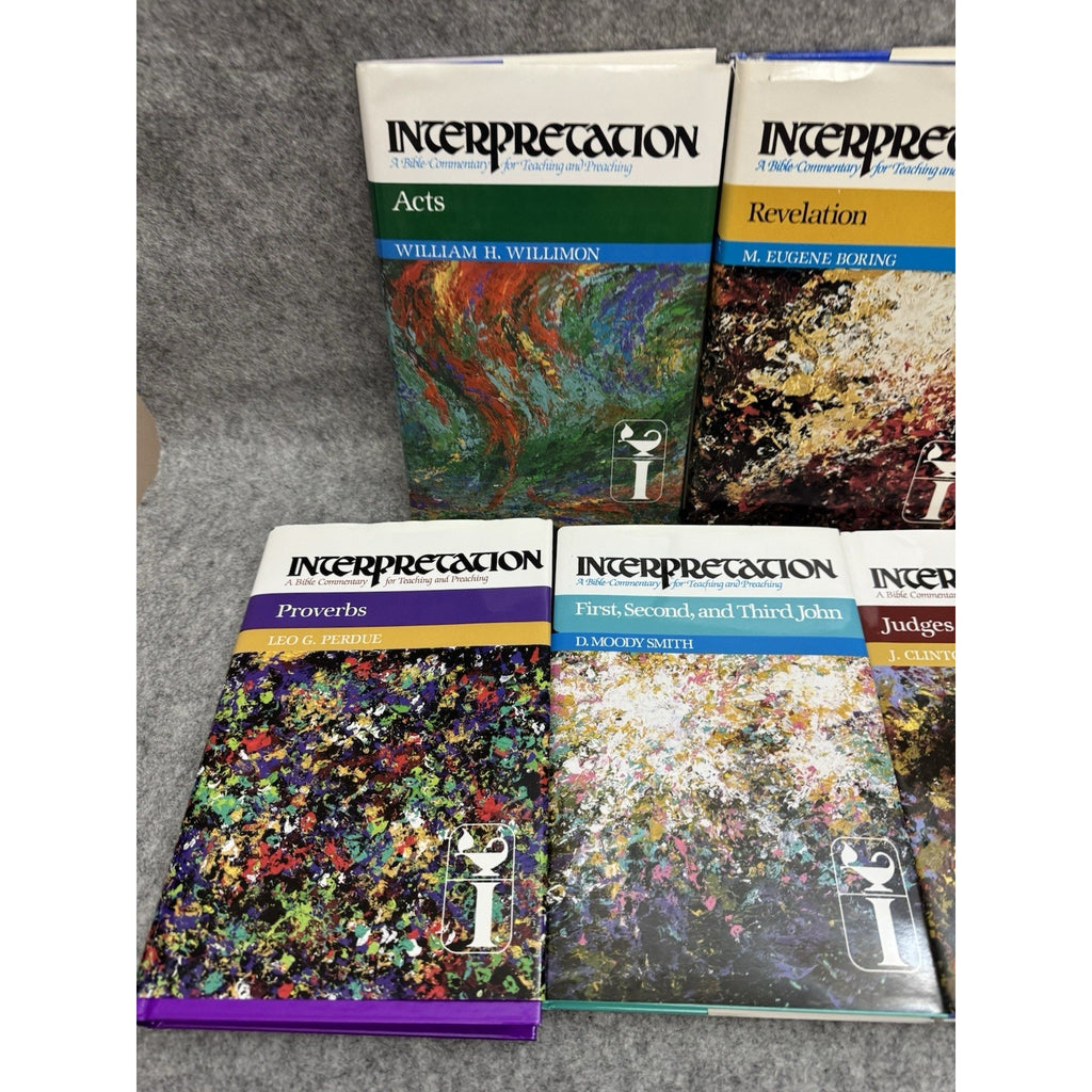 Interpretation Bible Commentary Lot 11 HC DJ Brueggemann Genesis Acts Knox