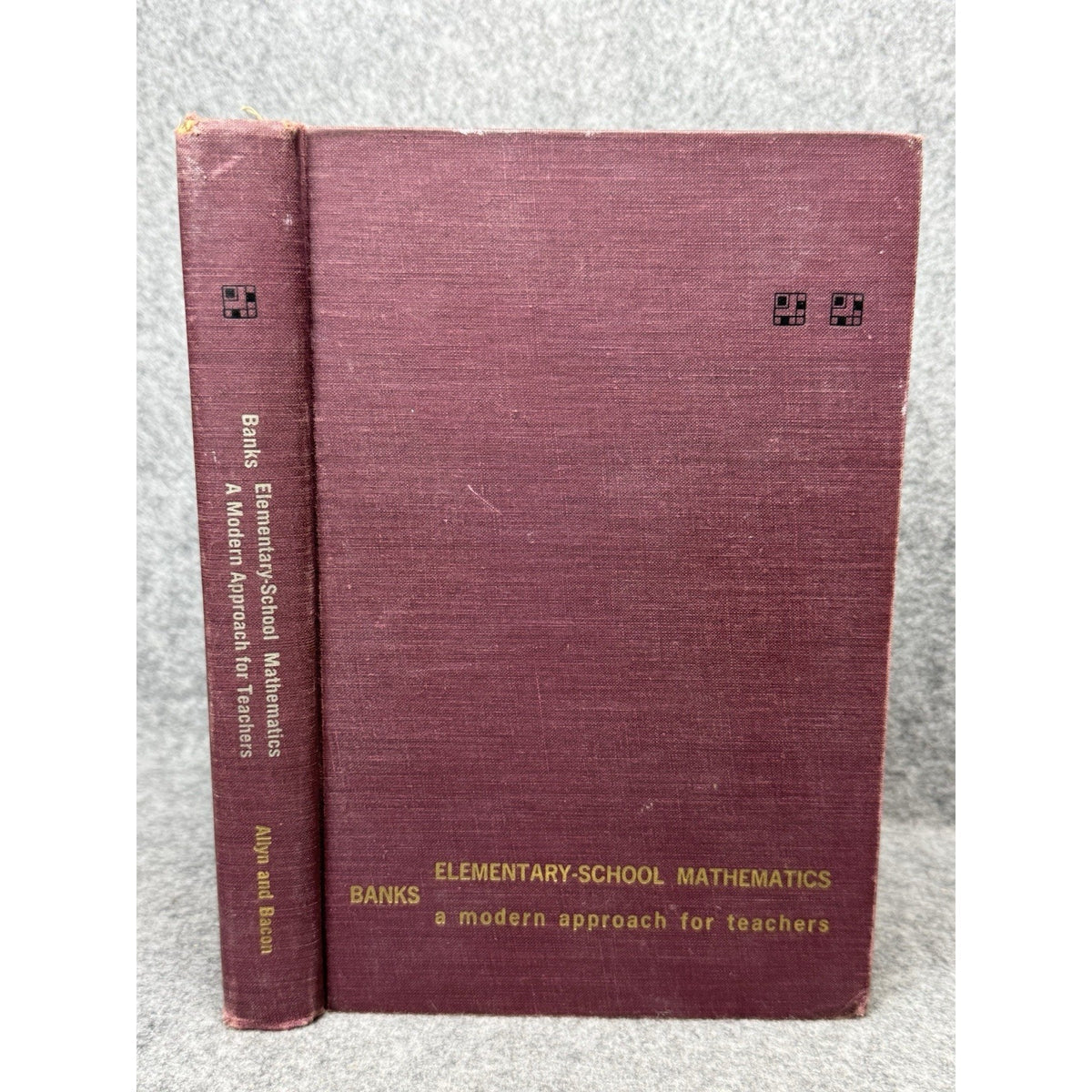 1966 Elementary-School Mathematics J Houston Banks 1st Edition Hardcover