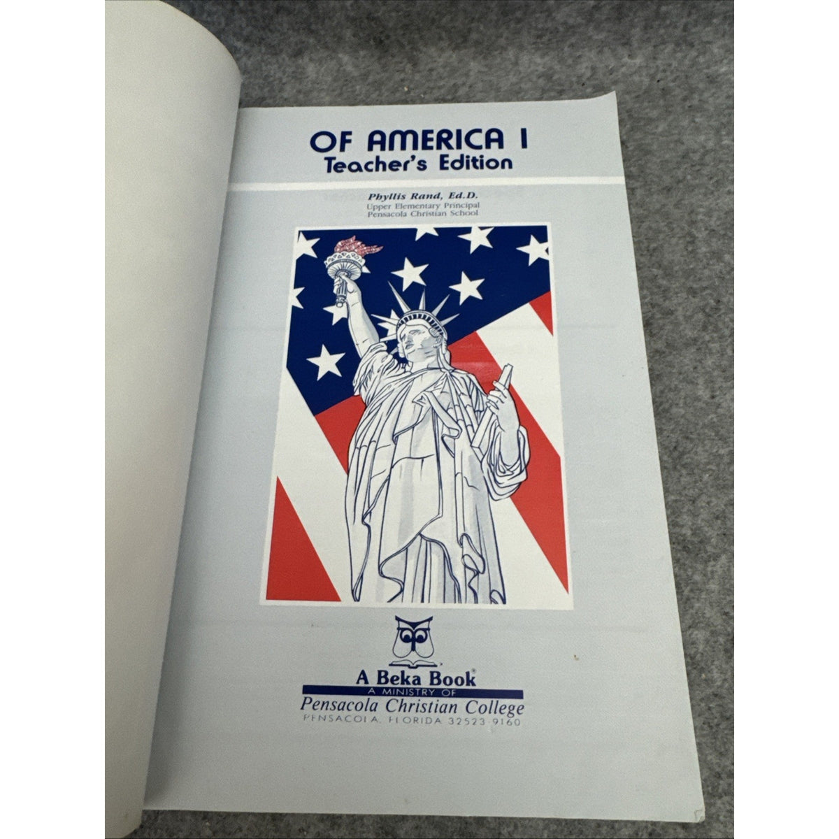 Abeka Of America Volume 1 Teacher’s Edition