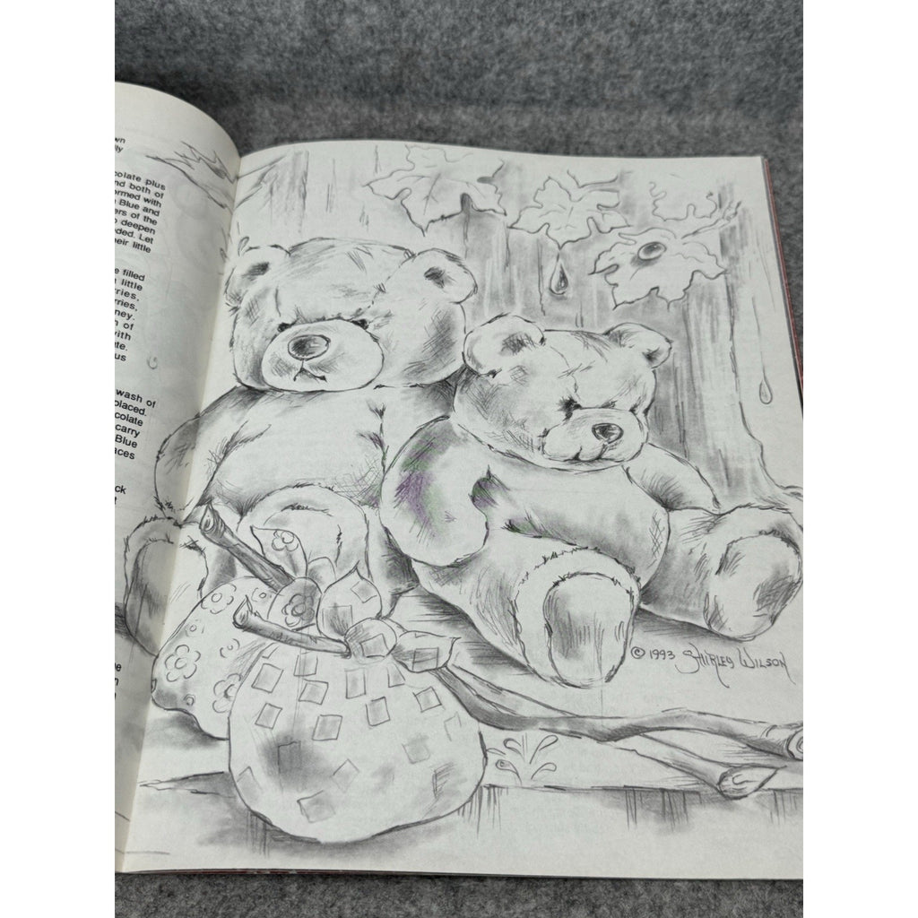 Vagabond Days 1993 Jean Myers Shirley Wilson Teddy Bears Tole Painting Patterns