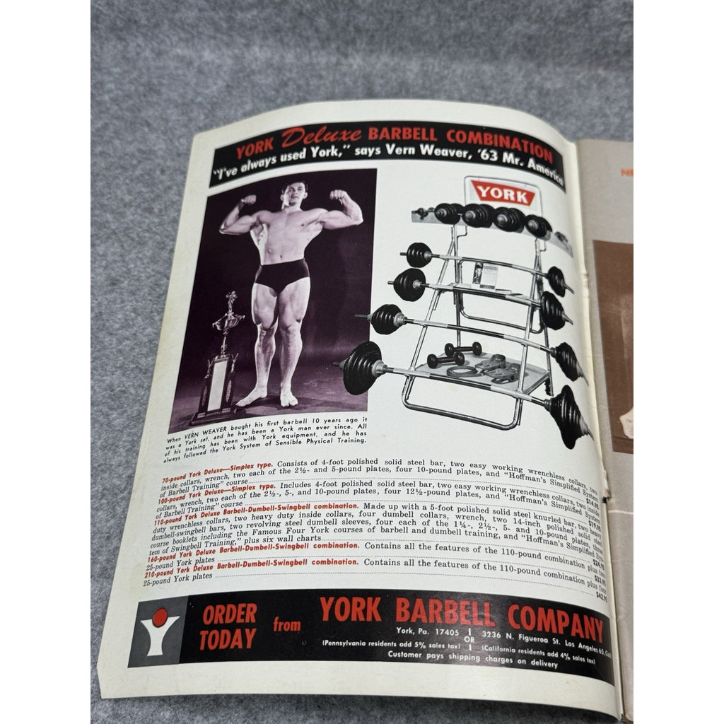 Muscular Development June 1965 Larry Scott Cover Bodybuilding Magazine