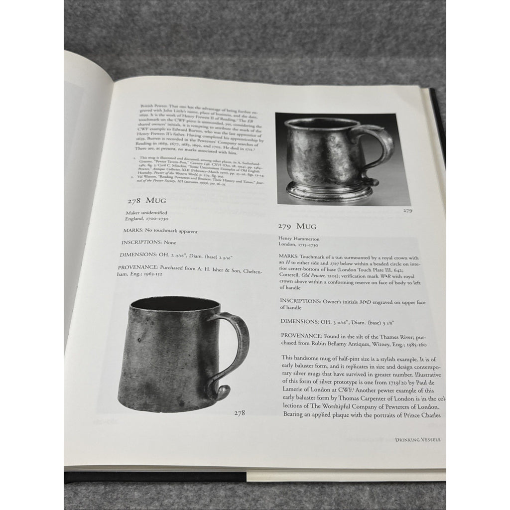 Pewter at Colonial Williamsburg by John D. Davis