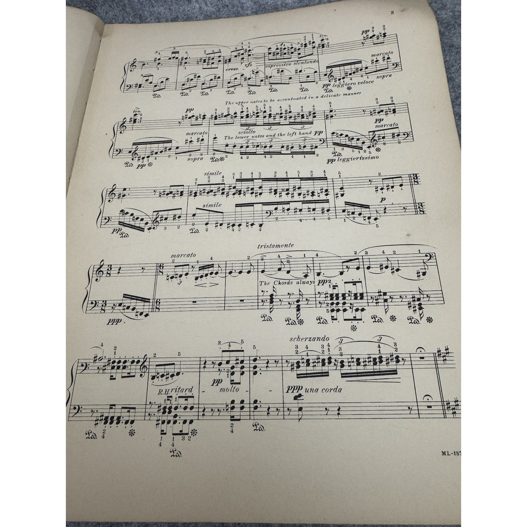 Twenty Original Piano Compositions Franz Liszt Späth Ditson 1903 PB