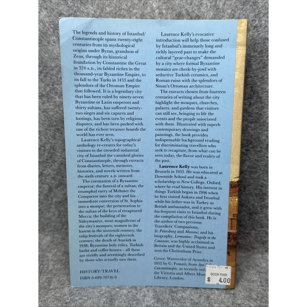 Istanbul. A Travellers' Companion by Kelly, Laurence Paperback / softback Book