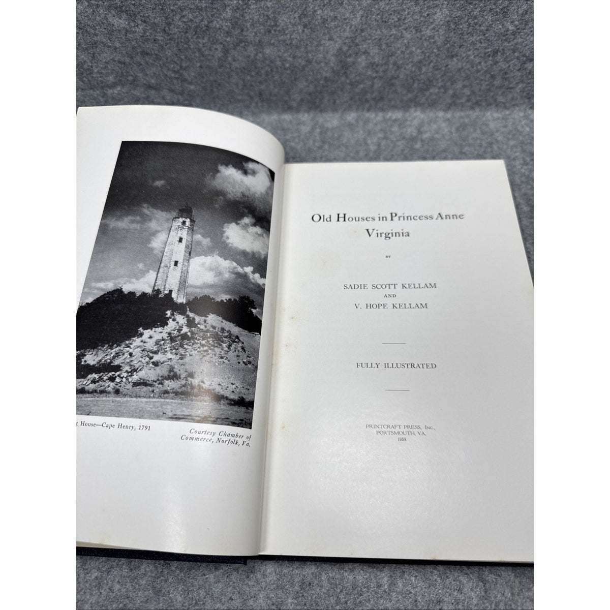 Old houses in Princess Anne Virginia Kellam 1958 HC