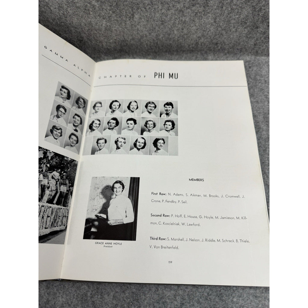 1956 Colonial Echo William & Mary Yearbook Williamsburg VA Hardcover