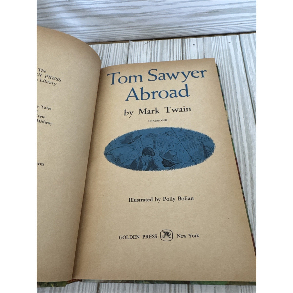 Tom Sawyer Abroad By Mark Twain 1967 Hardcover Illustrated