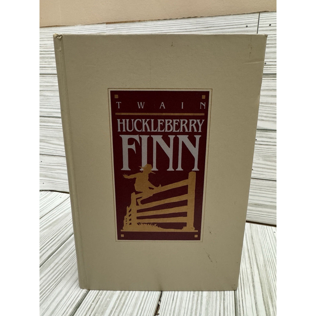 Huckleberry Finn Mark Twain HC Grolier World’s Great Classics Gold Edge