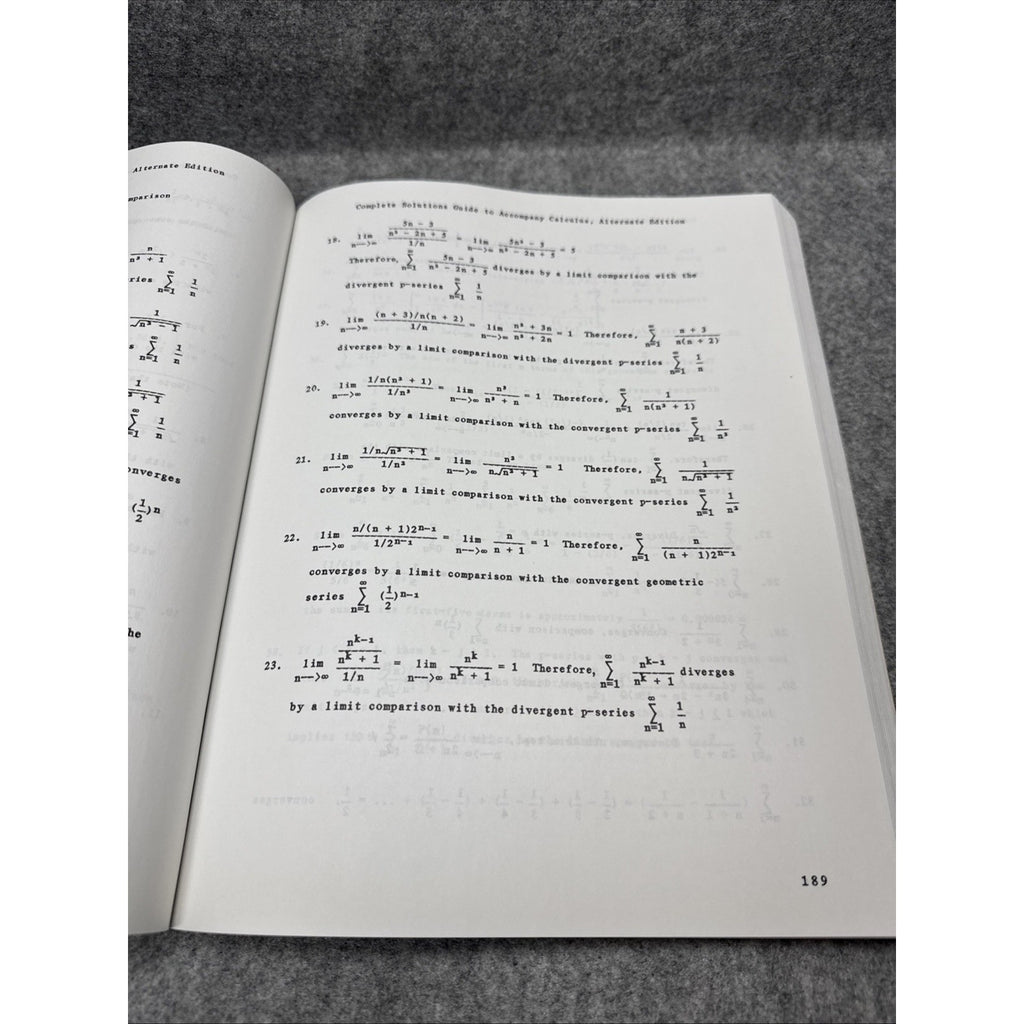 Calculus Alternative Solutions Dianna L Zook Vol 2 Only