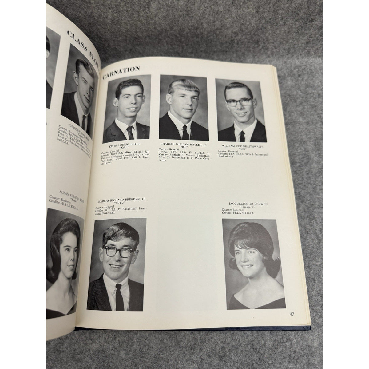 1966 Woodbine James Wood High School Winchester VA Yearbook Annual