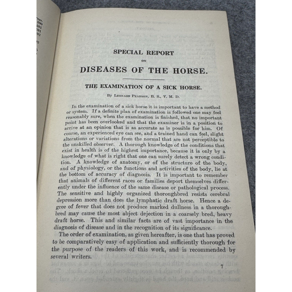 1916 Special Report Diseases of the Horse USDA Veterinary Color Plates HC