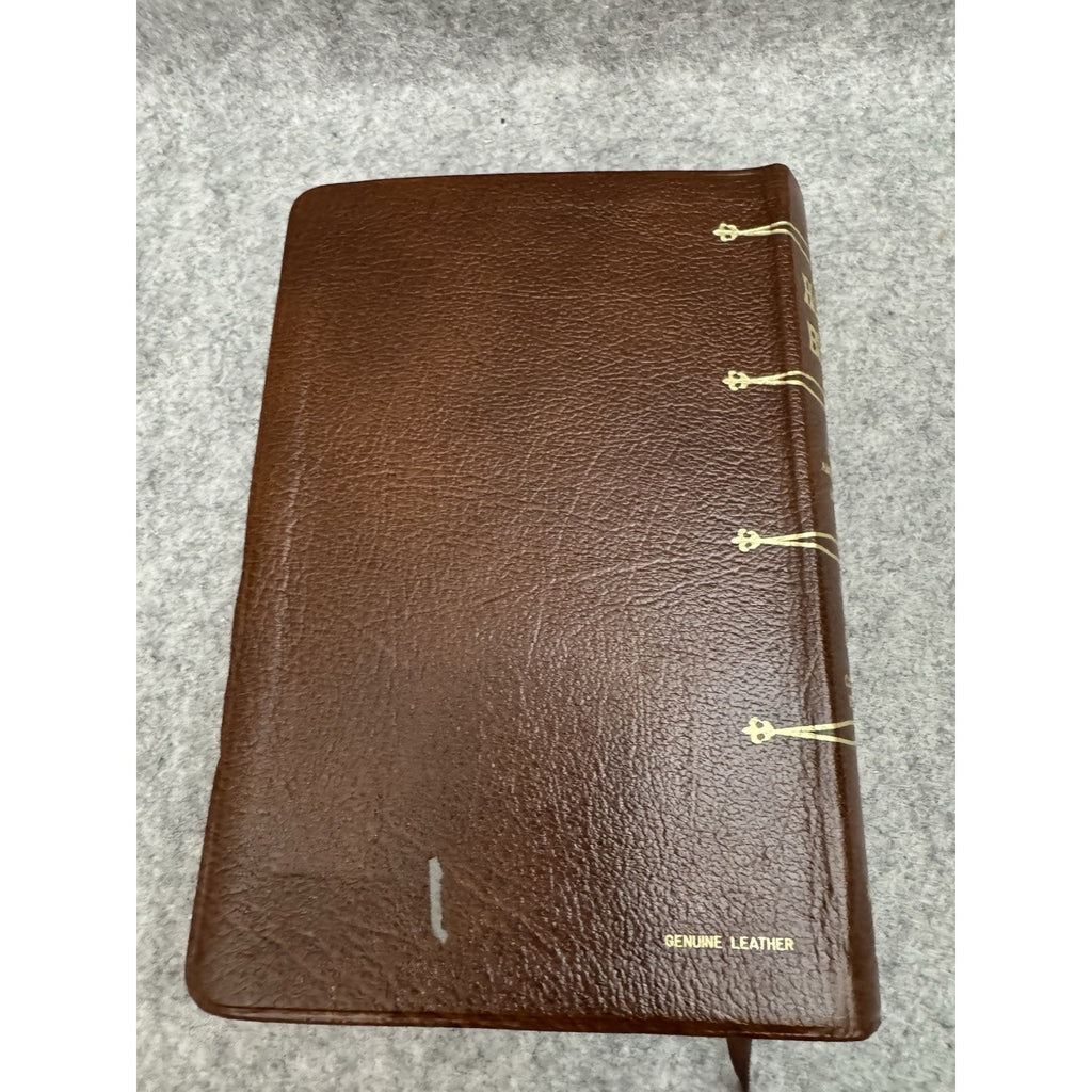 1971 Holy Bible New American Bible Catholic Edition Genuine Leather NAB