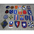 23 Vintage US Army Patches Lot Infantry Division Military Shoulder Insignia