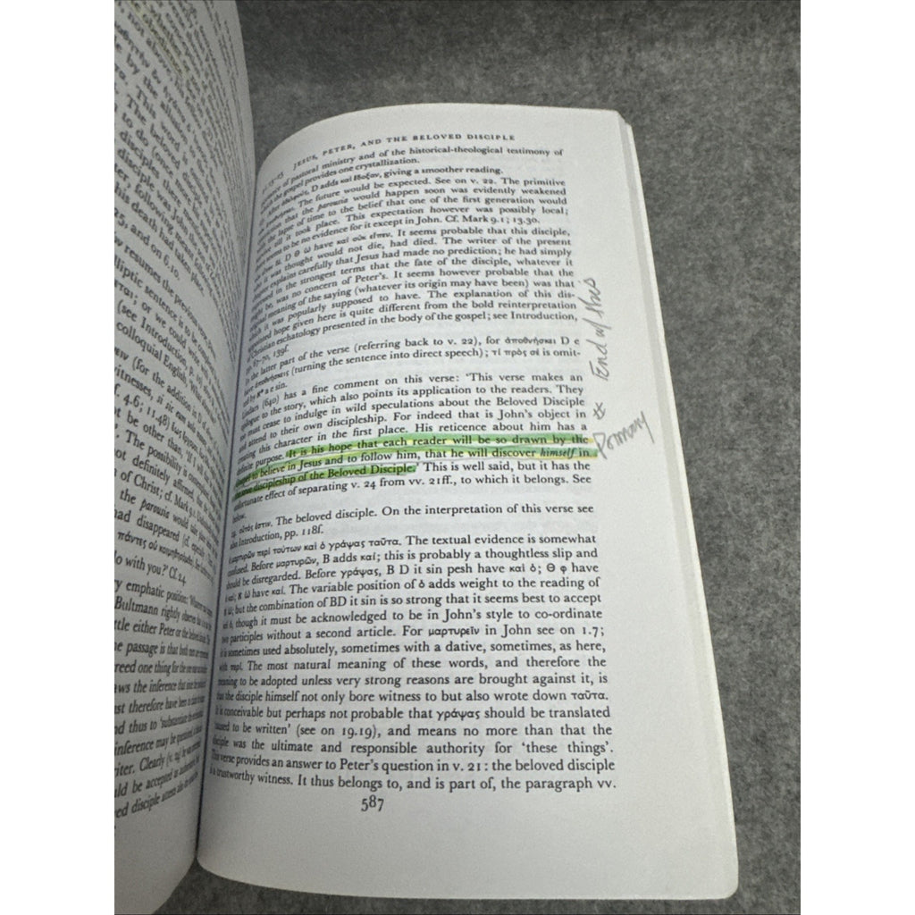 Gospel According to St John, the Paperback by Barrett (2009, Trade Paperback)