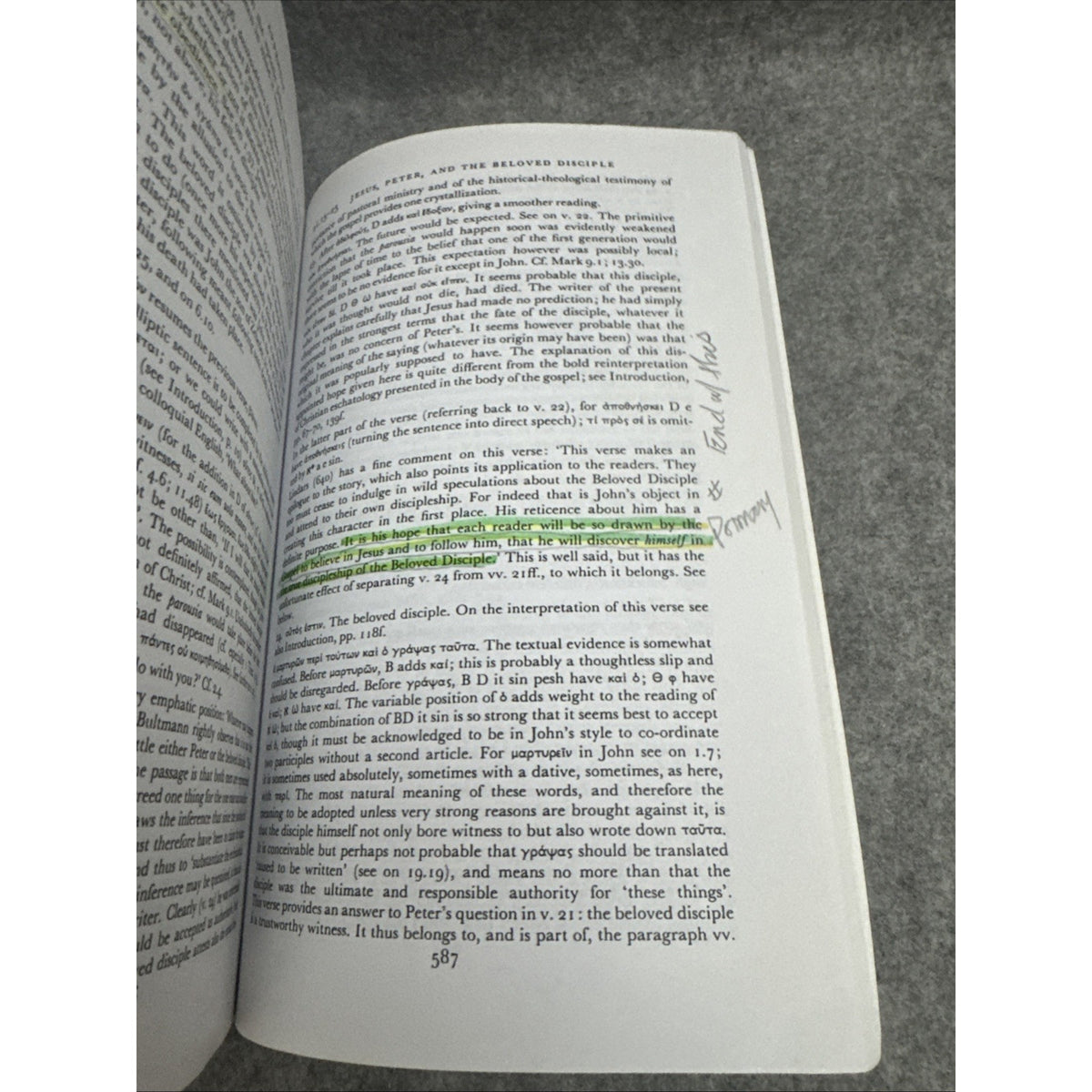 Gospel According to St John, the Paperback by Barrett (2009, Trade Paperback)