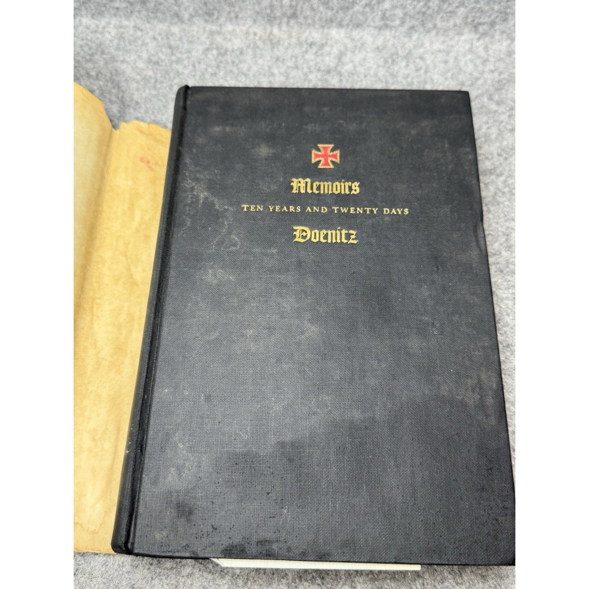 Karl Doenitz Signed Memoirs 1959 First American Edition Review Copy WWII DJ