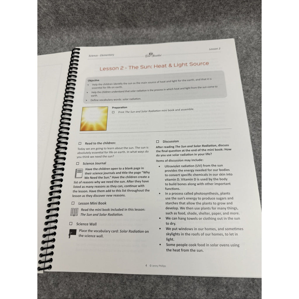 The Good and The Beautiful Energy Science Unit Study K-8 Excellent Condition