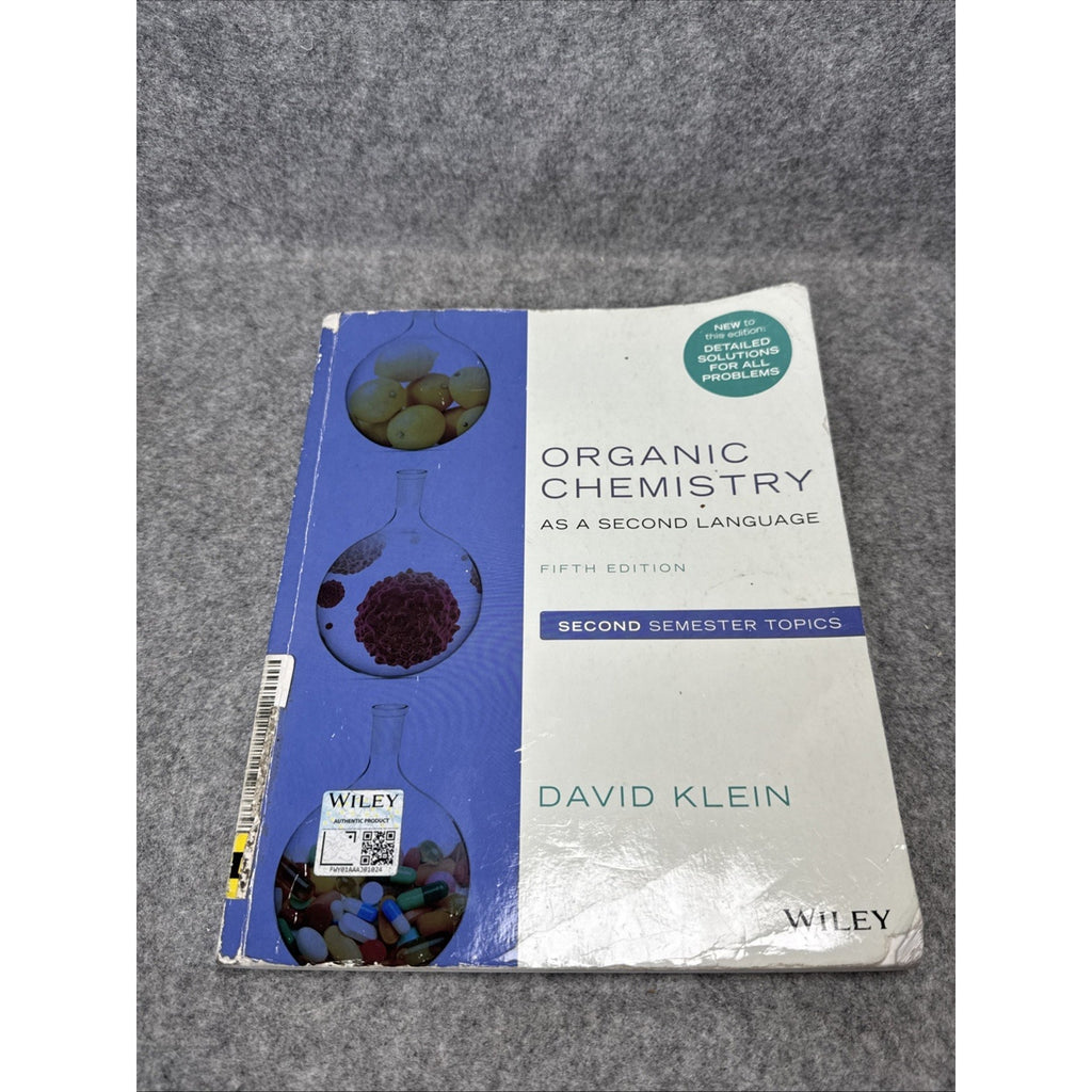 organic chemistry as a second language, 5th edition, SECOND SEMESTER topics