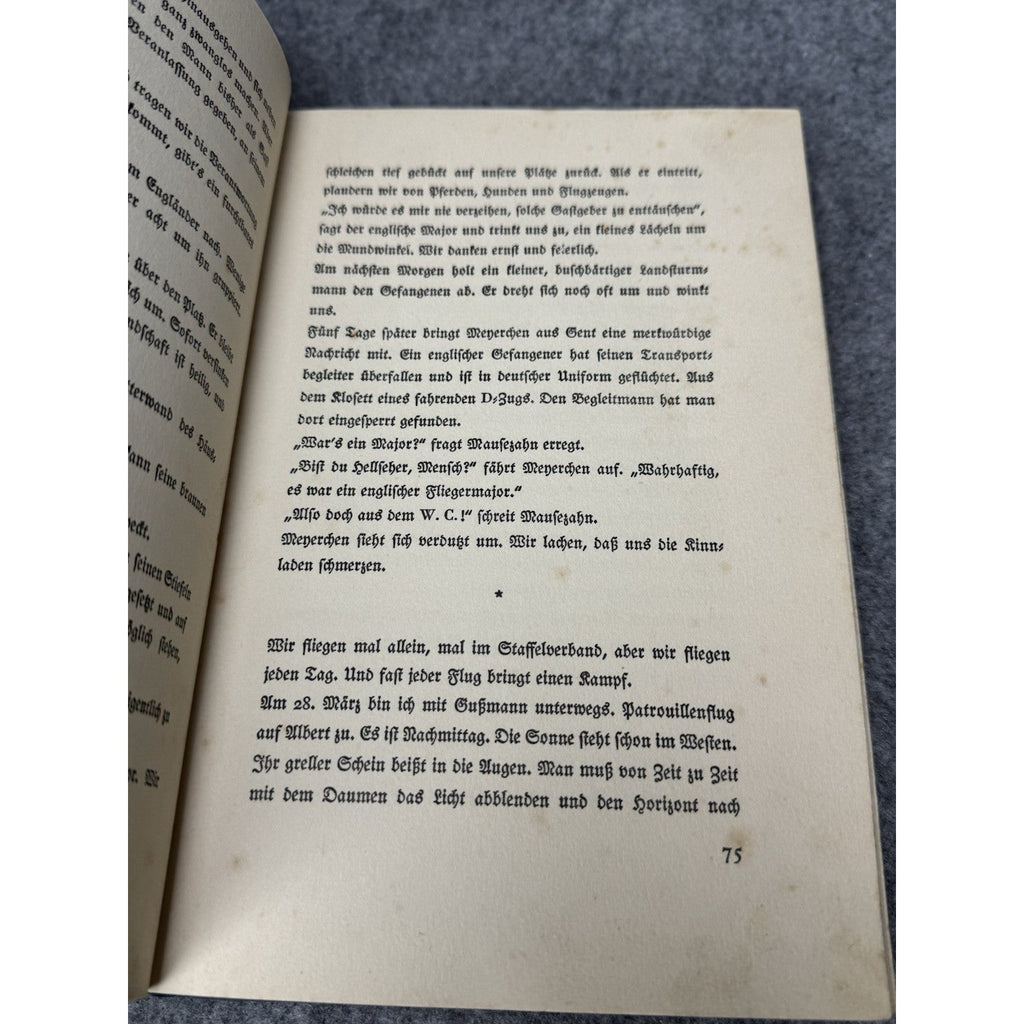 Ernst Udet Signed Mein Fliegerleben c1935-1936 WWI German Flying Ace Illustrated