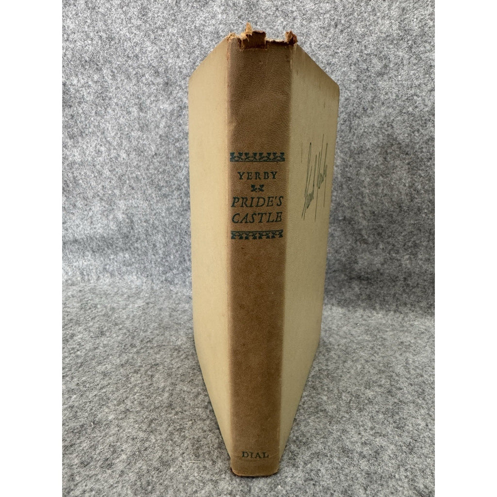 1949 Pride’s Castle Frank Yerby Hardcover Dial Press Historical Novel