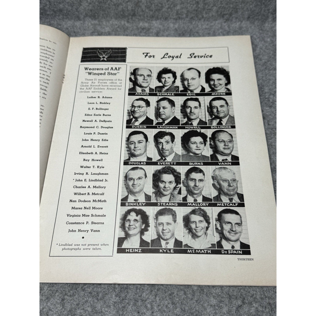 1943 Globe Beam December WWII Aircraft Magazine AT-10 Christmas Fort Worth