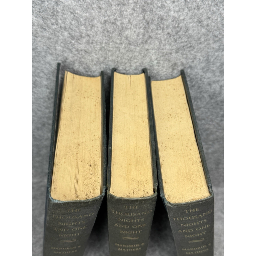 Thousand Nights and One Night Mardrus Mathers 3 Vol HC Set I-III Missing IV