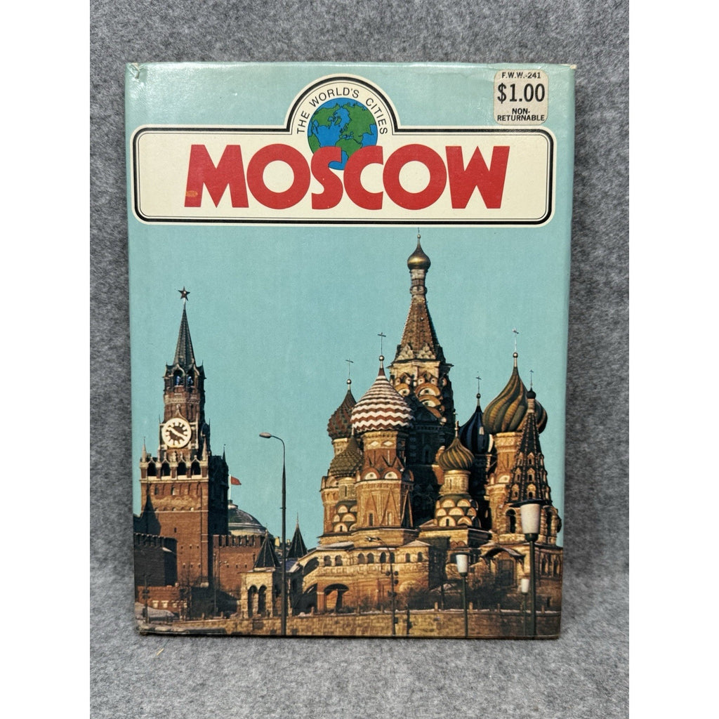Moscow The World’s Cities Deana Levin 1978 1st Printing USSR Soviet Photo Book