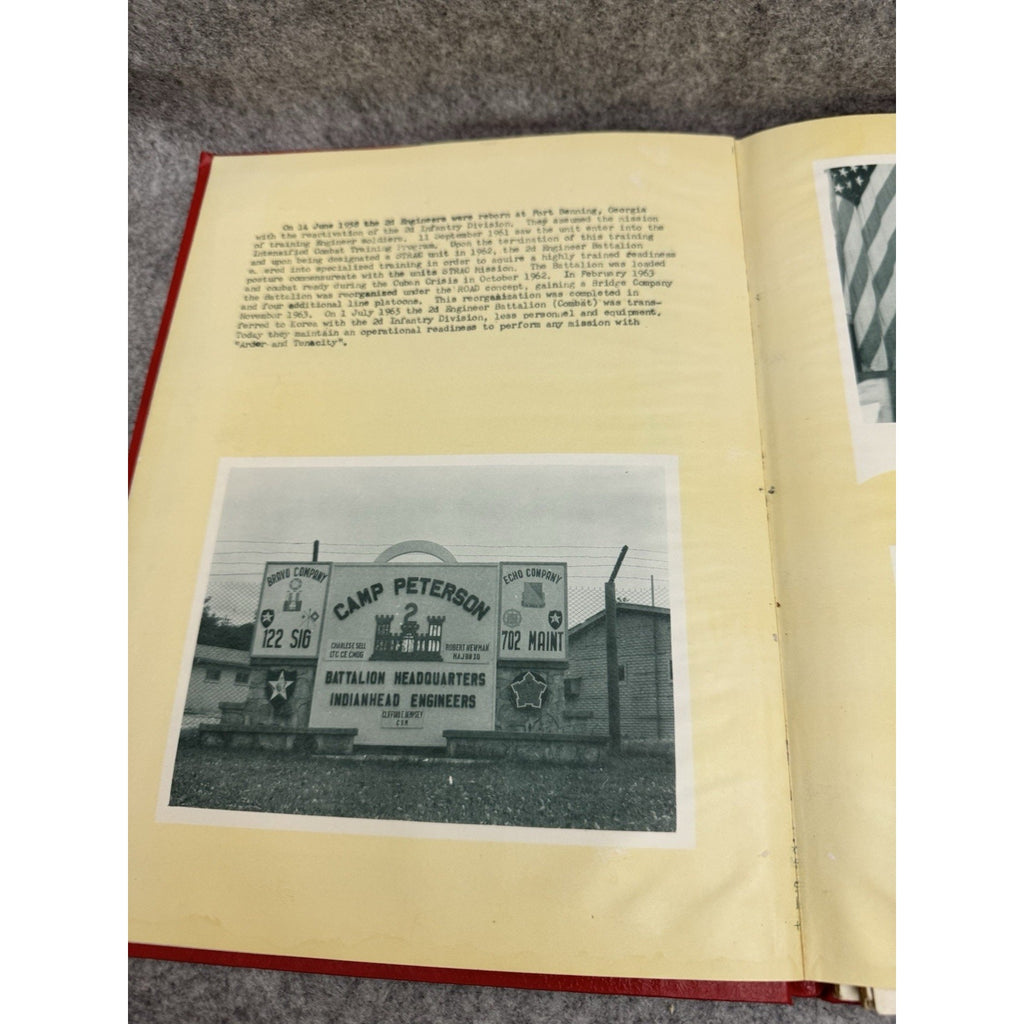 1969 2nd Engineer Battalion Korea Yearbook 2nd Infantry Division Camp Peterson