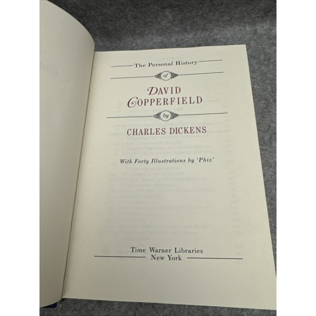 Personal History of David Copperfield by Charles Dickens Time Warner Libraries