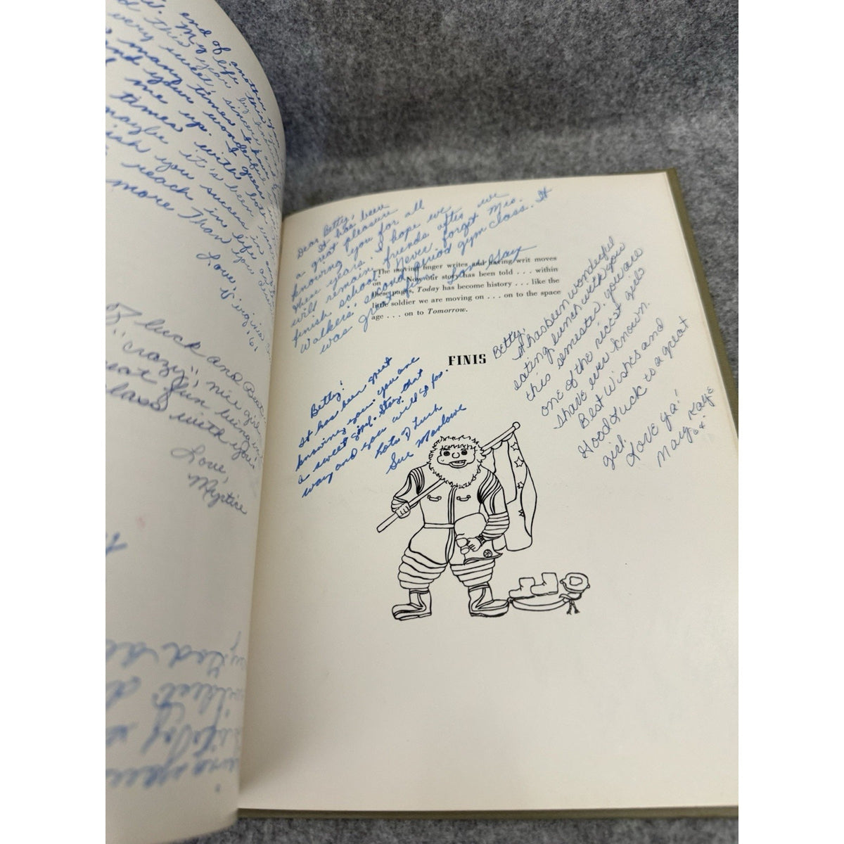 1961 Cavalier Yearbook George Washington HS Danville VA Signed