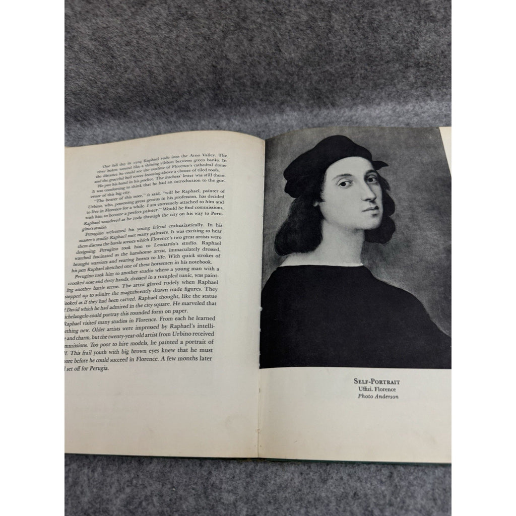 Raphael Elizabeth Ripley 1961 HC DJ Renaissance Art Biography Illustrated