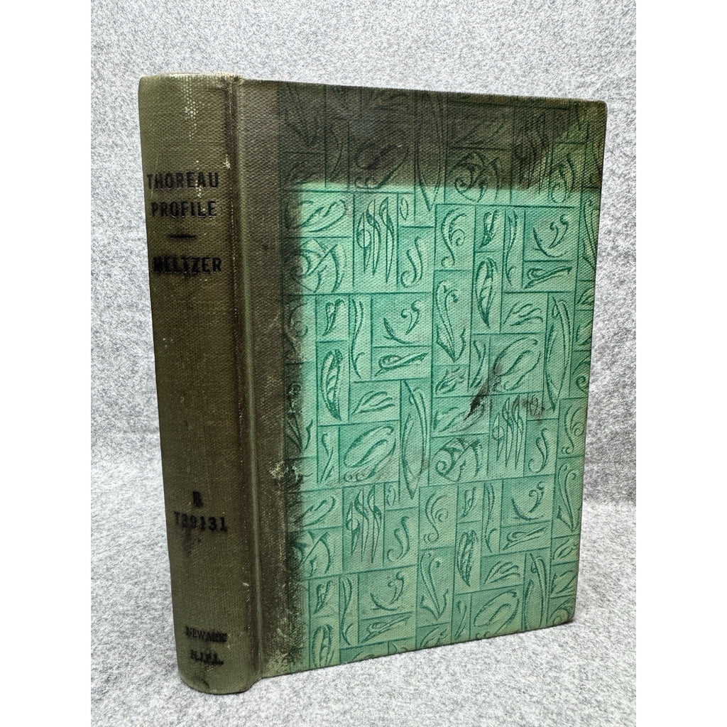 1962 A Thoreau Profile Meltzer Harding 1st Edition Henry David Thoreau