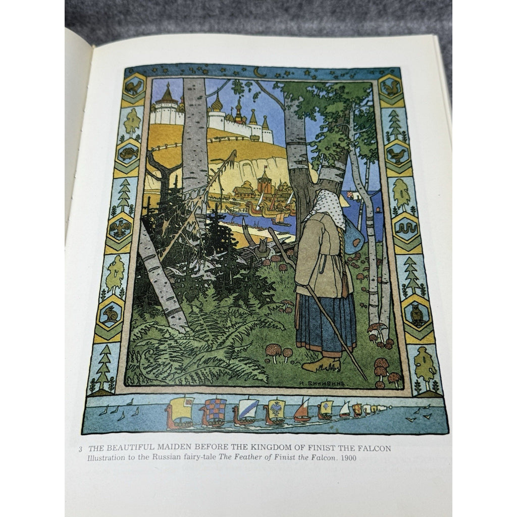 1981 Ivan Bilibin Russian Fairy Tale Art Sergei Golynets Hardcover DJ