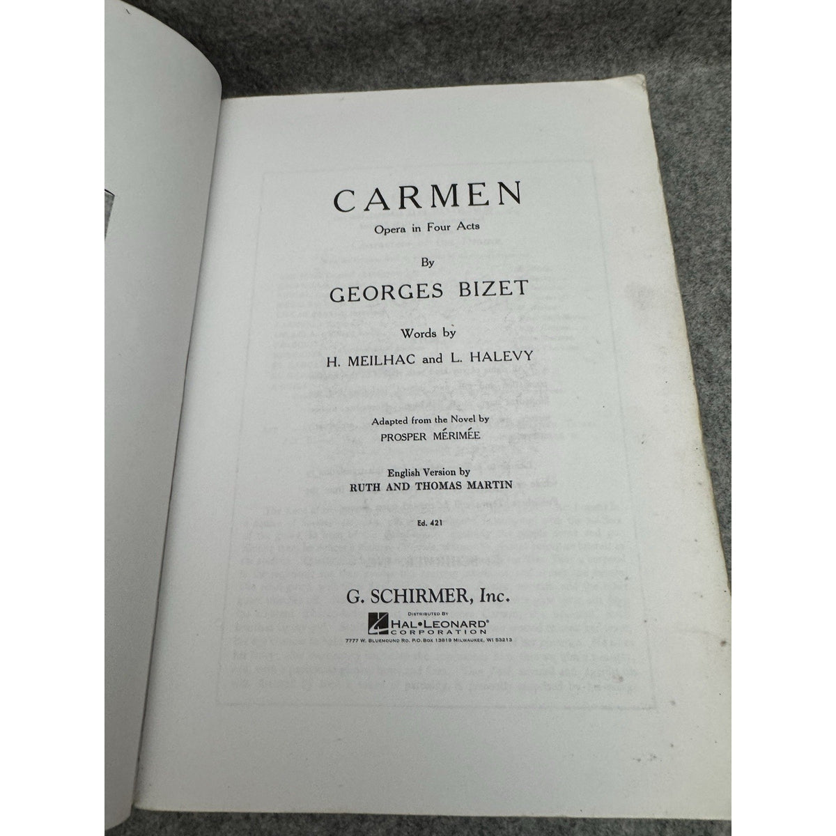G. Schirmer Opera Score Editions, Giuseppe Verdi, Aida And Rigoletto Lot (2)