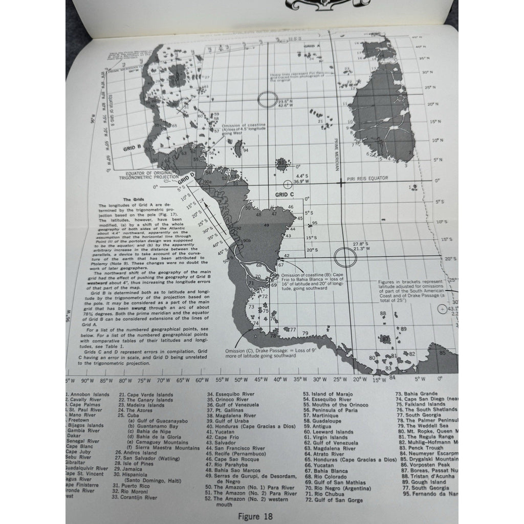 Charles Hapgood Maps Ancient Sea Kings 1966 1st Edition Fold-Out Map Hardcover