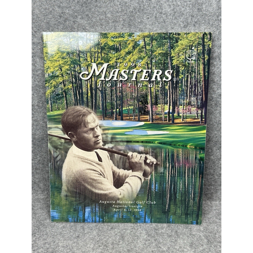 1998 Masters Journal Augusta National Golf Tiger Woods Bobby Jones Official