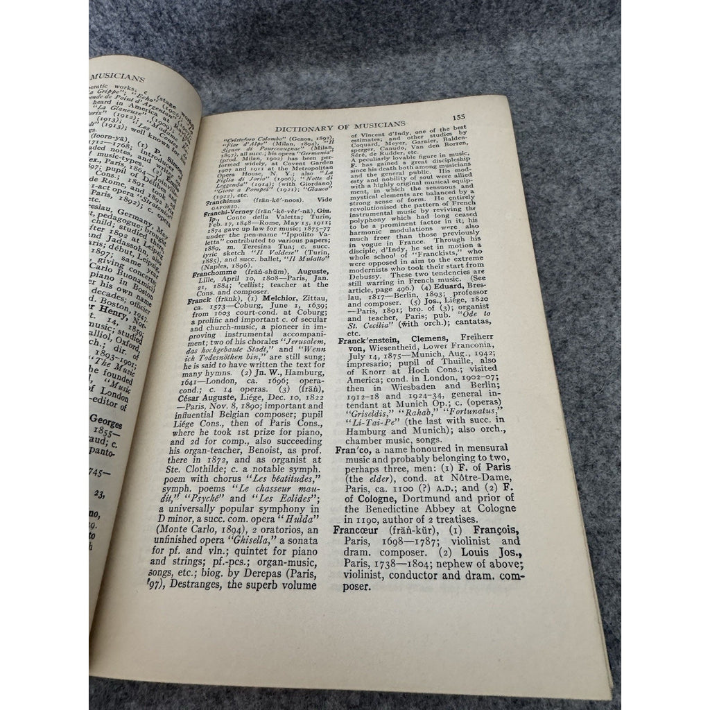 Music Lovers Encyclopedia 1950 Deems Taylor Rupert Hughes HC Antique